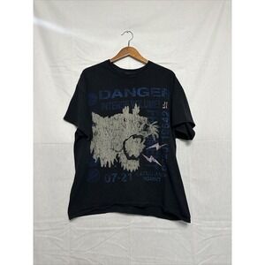 CACTUS JACK TRAVIS SCOTT X FRAGMENT X KAWS DANGER TEE T SHIRT SZ Large